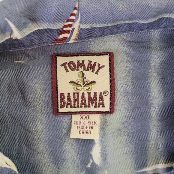 Tommy Bahama XXL Mens 100% Silk Short Sleeve Button Up Shirt - Picture 4 of 12